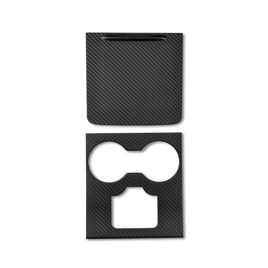 Tesla Model 3 / Y Centre Console Overlay-REAL MOLDED CARBON FIBER