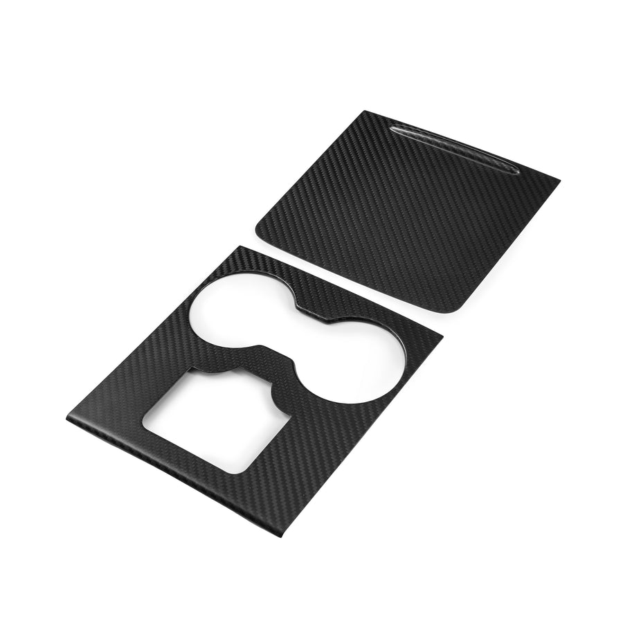 Tesla Model 3 / Y Centre Console Overlay-REAL MOLDED CARBON FIBER