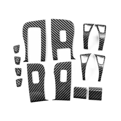 Tesla Model 3 / Y Windows & Door Switch-REAL MOLDED CARBON FIBER