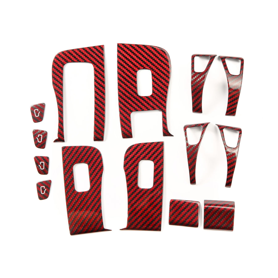 Tesla Model 3 / Y Windows & Door Switch-REAL MOLDED CARBON FIBER