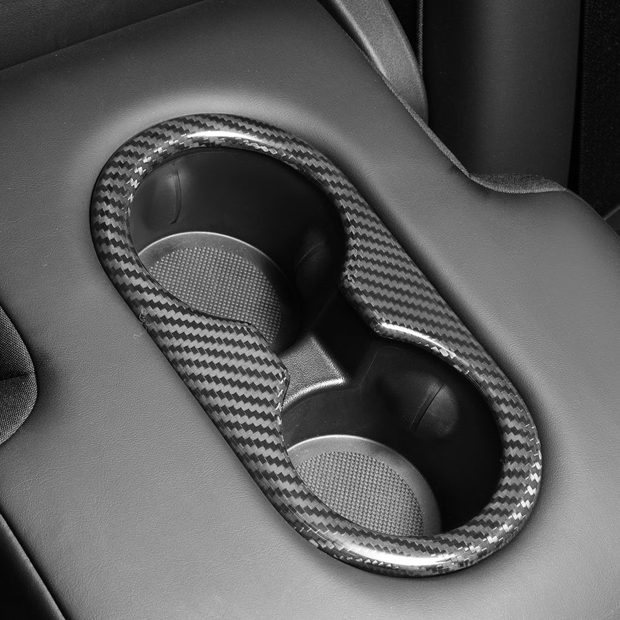 Tesla Model 3 / Y Cup Holder -Real Carbon Fiber