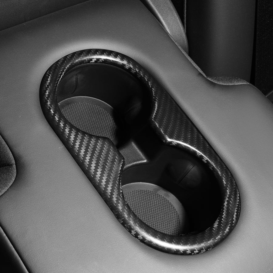 Tesla Model 3 / Y Cup Holder -Real Carbon Fiber