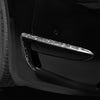 Tesla Model Y Fog Light Trim Frame Eyelid-REAL MOLDED CARBON FIBER