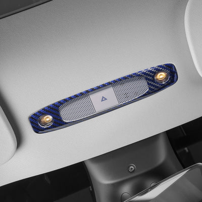 TESLA MODEL 3 / Y FRONT READING LIGHT COVER -REAL MOLDED CARBON FIBER