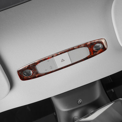 TESLA MODEL 3 / Y FRONT READING LIGHT COVER -REAL MOLDED CARBON FIBER