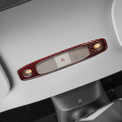 TESLA MODEL 3 / Y FRONT READING LIGHT COVER -REAL MOLDED CARBON FIBER