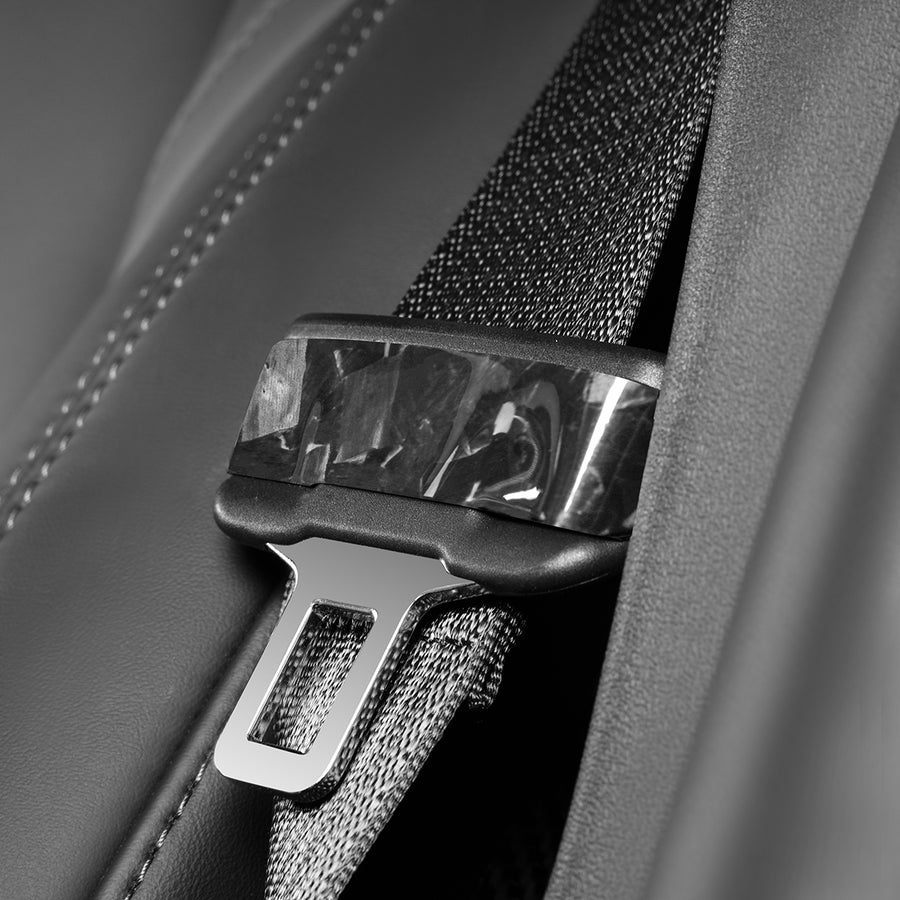 Tesla Model 3 / Y Seat belt Decorative -REAL CARBON FIBER