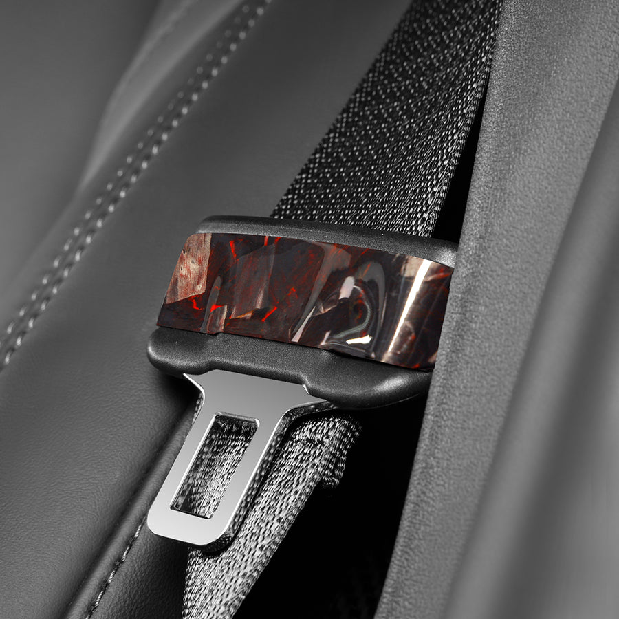 Tesla Model 3 / Y Seat belt Decorative -REAL CARBON FIBER
