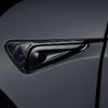 Tesla Model 3 / Y Side Cameras Overlay-REAL MOLDED CARBON FIBER